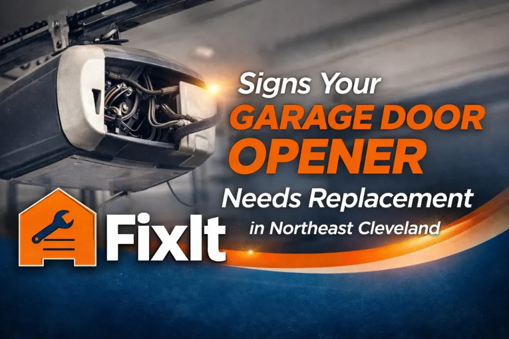 Signs Your Garage Door Opener Needs Replacement in Northeast Cleveland