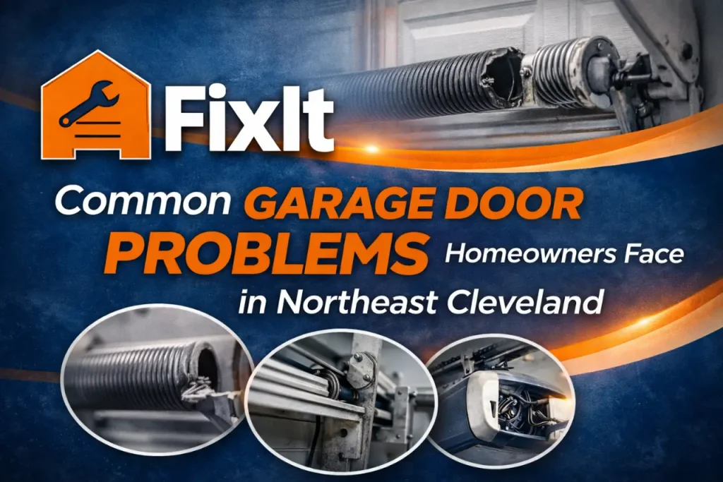 Common Garage Door Problems Homeowners Face in Cleveland, Ohio